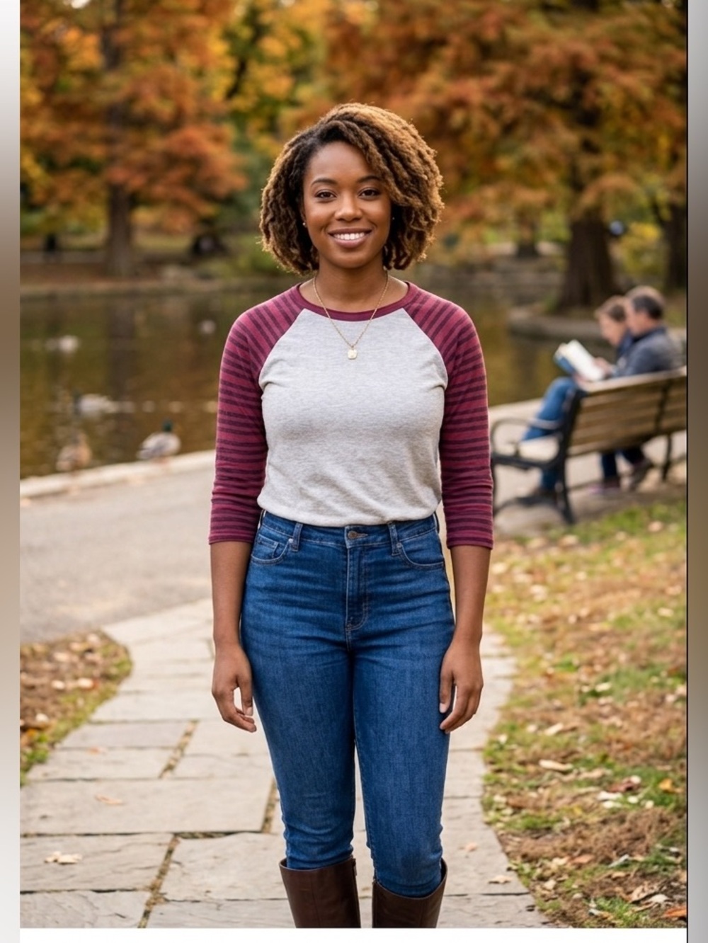 LulaRoe Randy Top | Striped Raglan Baseball Tee